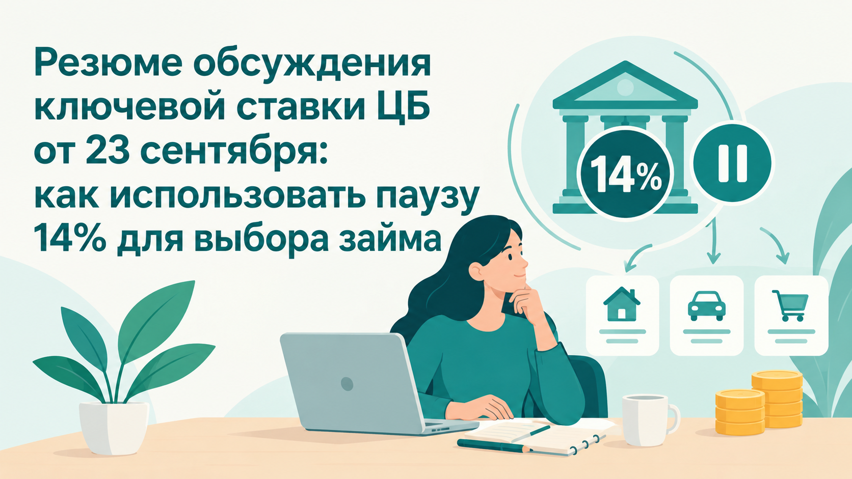 Резюме ЦБ и ставка 14%: как посчитать POS-займ или IL в рублях