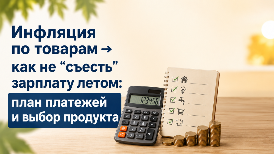 Инфляция +0,22% за неделю: как покупать летом без кассового разрыва и выбрать оплату частями