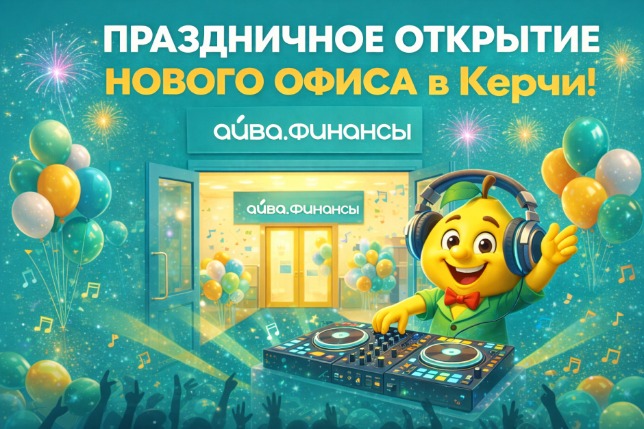 Открытие офиса ООО МКК «Айва» в Керчи — 24 апреля 2026