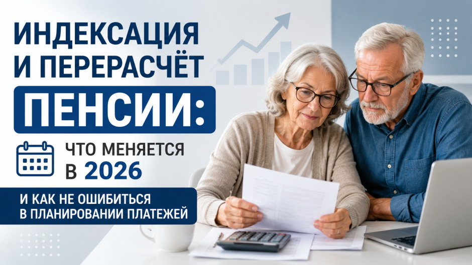 Перерасчёт пенсии с 1 августа 2026: как спланировать покупку и не перегрузить бюджет